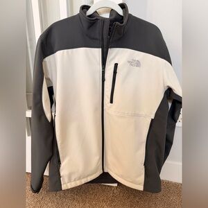 The North Face Men's Gray and Cream Jacket